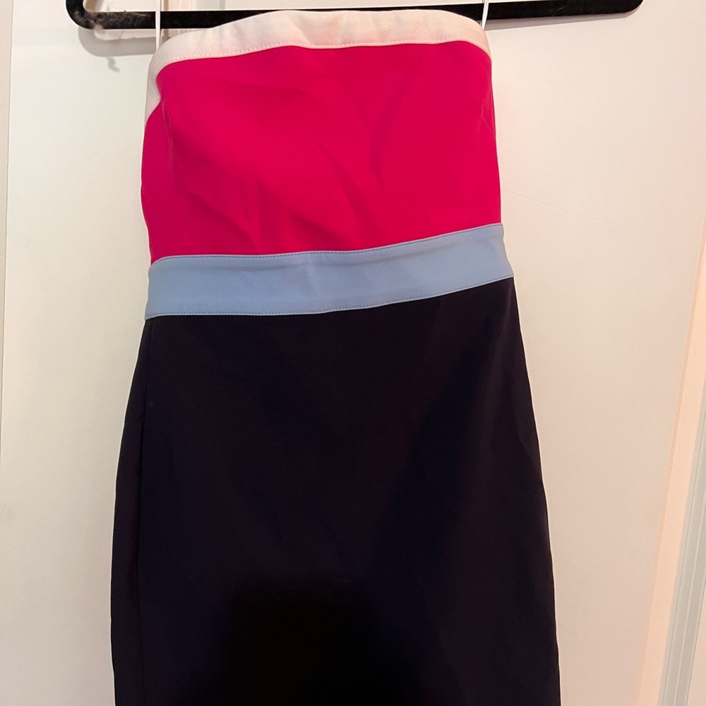 Likely strapless mini dress